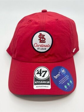St. Louis Cardinals '47 Brand Clean Up Brrr Strapback Red Hat Cap - BRAND NEW